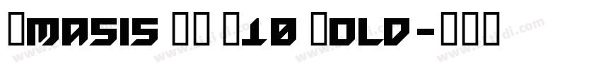 Amasis ET W10 Bold字体转换